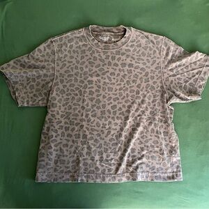 Abercrombie & Fitch Heavyweight Cropped Short Sleeve Shirt